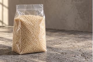 Прочная упаковка для сыпучих продуктов: пленка с боковыми фальцами от компании «ЕВРОПОЛИМЕР»!